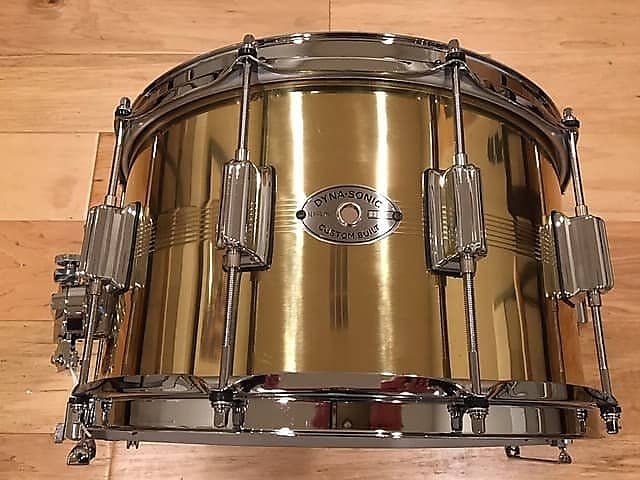 Rogers 38BN 7-Line 1.2mm Brass Dyna-Sonic 8x14" Custom-Built Snare Drum